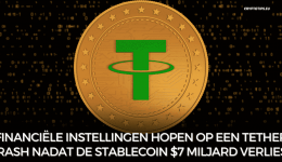 Financiële instellingen hopen op een Tether crash nadat de stablecoin $7 miljard verliest