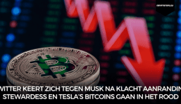 Twitter keert zich tegen Musk na klacht aanranding stewardess en Tesla’s Bitcoins gaan in het rood