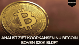 Analist ziet koopkansen nu Bitcoin boven $20k blijft