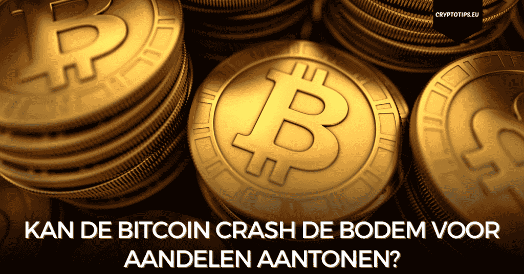 Kan de Bitcoin crash de bodem voor aandelen aantonen?