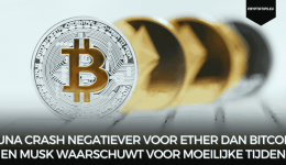 Luna crash negatiever voor Ether dan Bitcoin en Musk waarschuwt voor moeilijke tijden