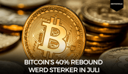 Bitcoin’s 40% rebound werd sterker in juli