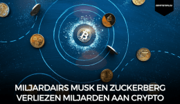 Miljardairs Musk en Zuckerberg verliezen miljarden aan crypto