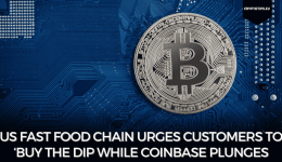 US Fast Food Chain Urges Customers To ‘Buy The Dip While Coinbase Plunges