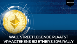 Wall Street legende plaatst vraagtekens bij Ether’s 50% rally