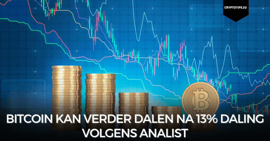 Bitcoin kan verder dalen na 13% daling volgens analist