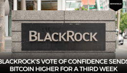 Blackrock’s Vote Of Confidence Sends Bitcoin Higher For A Third Week