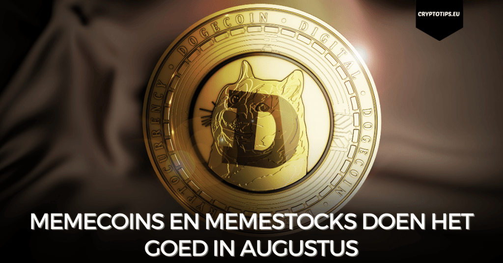 Memecoins en memestocks doen het goed in augustus