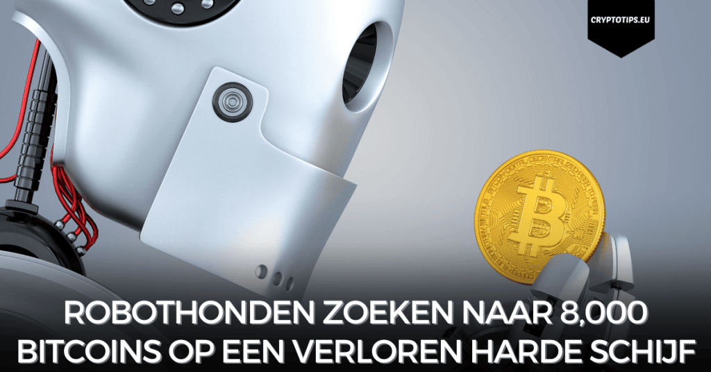 Robothonden zoeken naar 8,000 Bitcoins op een verloren harde schijf