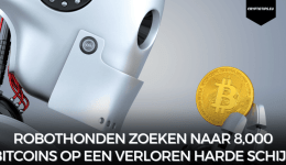 Robothonden zoeken naar 8,000 Bitcoins op een verloren harde schijf