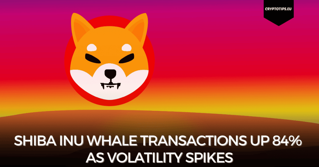 Shiba Inu Whale Transactions Up 84% as Volatility Spikes