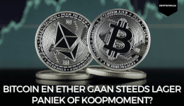 Bitcoin en Ether gaan steeds lager – Paniek of koopmoment?