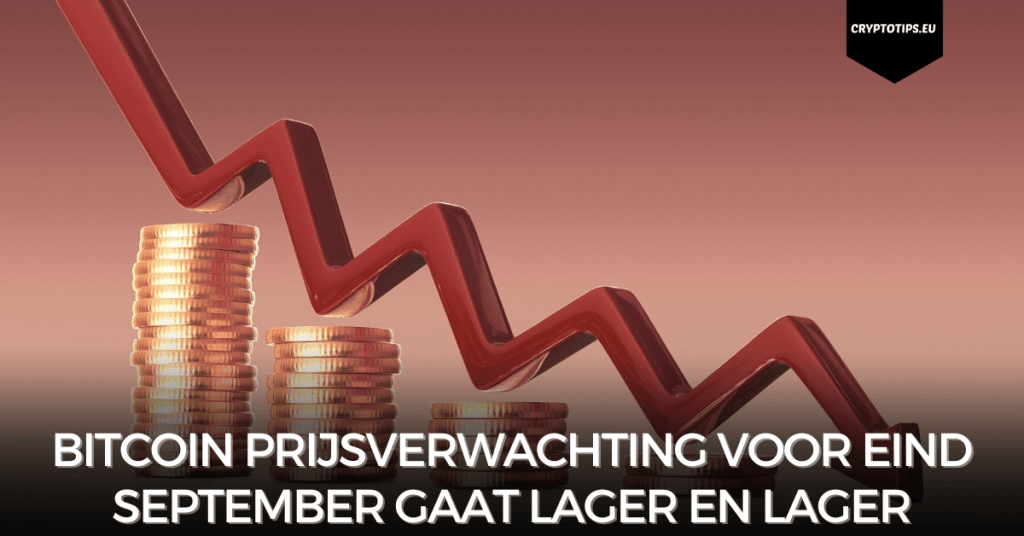 Bitcoin prijsverwachting voor eind september gaat lager en lager