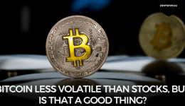 Bitcoin less volatile than stocks, but is that a good thing?