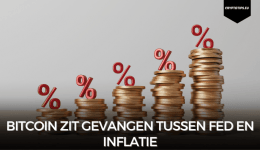 Bitcoin zit gevangen tussen FED en inflatie