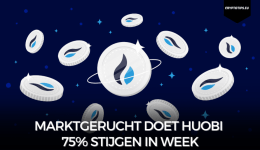 Marktgerucht doet Huobi 75% stijgen in week