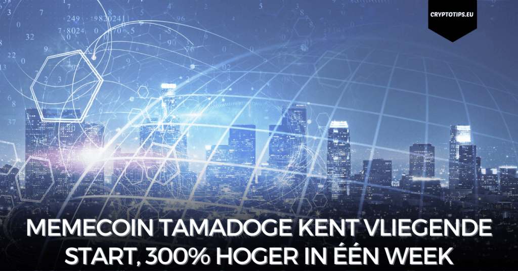 Memecoin Tamadoge kent vliegende start, 300% hoger in één week