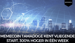 Memecoin Tamadoge kent vliegende start, 300% hoger in één week