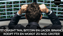 FTT crasht 74%, Bitcoin 8% lager, Binance koopt FTX en wordt zo nog groter