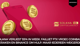 Solana verliest 55% in week, failliet FTX vroeg Coinbase, Kraken en Binance om hulp, maar iedereen weigerde