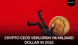 Crypto CEOs verloren 116 miljard dollar in 2022