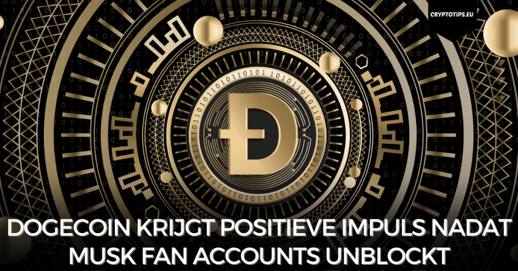 Dogecoin krijgt positieve impuls nadat Musk fan accounts unblockt