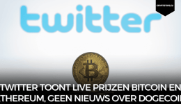 Twitter toont live prijzen Bitcoin en Ethereum, geen nieuws over Dogecoin