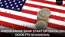 Amerikaanse bank staat op omvallen door FTX schandaal