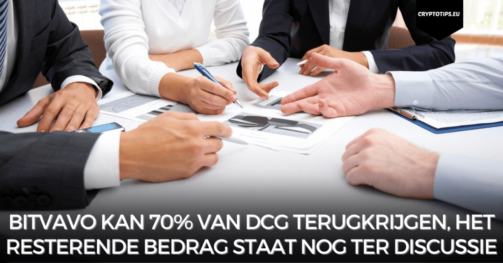 Bitvavo kan 70% van DCG terugkrijgen, het resterende bedrag staat nog ter discussie