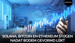 Solana, Bitcoin en Ethereum stijgen nadat bodem gevormd lijkt