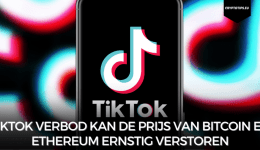 TikTok verbod kan de prijs van Bitcoin en Ethereum ernstig verstoren