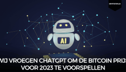 Wij vroegen ChatGPT om de Bitcoin prijs voor 2023 te voorspellen