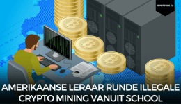 Amerikaanse leraar runde illegale crypto mining vanuit school