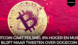 Bitcoin gaat pijlsnel 8% hoger en Musk blijft maar Tweeten over Dogecoin