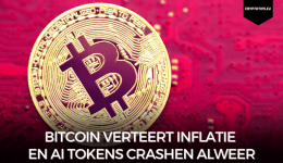 Bitcoin verteert inflatie en AI tokens crashen alweer