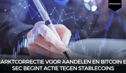 Marktcorrectie voor aandelen en Bitcoin en SEC begint actie tegen stablecoins