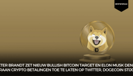 Peter Brandt zet nieuw bullish Bitcoin target en Elon Musk denkt eraan crypto betalingen toe te laten op Twitter, Dogecoin stijgt