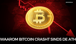 Waarom Bitcoin crasht sinds de ATH