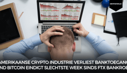 Amerikaanse crypto industrie verliest banktoegang and Bitcoin eindigt slechtste week sinds FTX bankroet