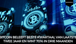 Bitcoin beleeft beste kwartaal van laatste twee jaar en wint 70% in drie maanden