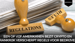 Een op vijf Amerikanen bezit crypto en Frankrijk verscherpt regels voor bedrijven