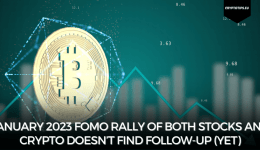 January 2023 FOMO rally of both stocks and crypto doesn’t find follow-up (yet)