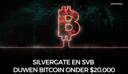 Silvergate en SVB duwen Bitcoin onder $20,000