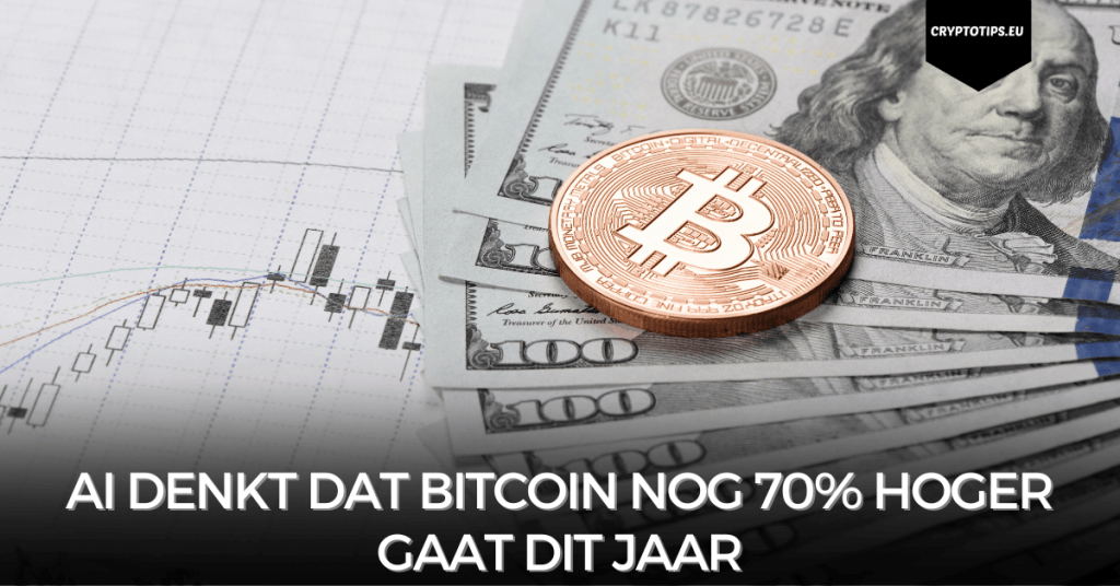 AI denkt dat Bitcoin nog 70% hoger gaat dit jaar