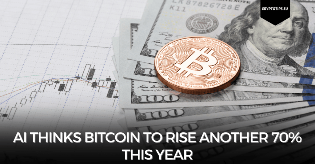 AI thinks Bitcoin to rise another 70% this year