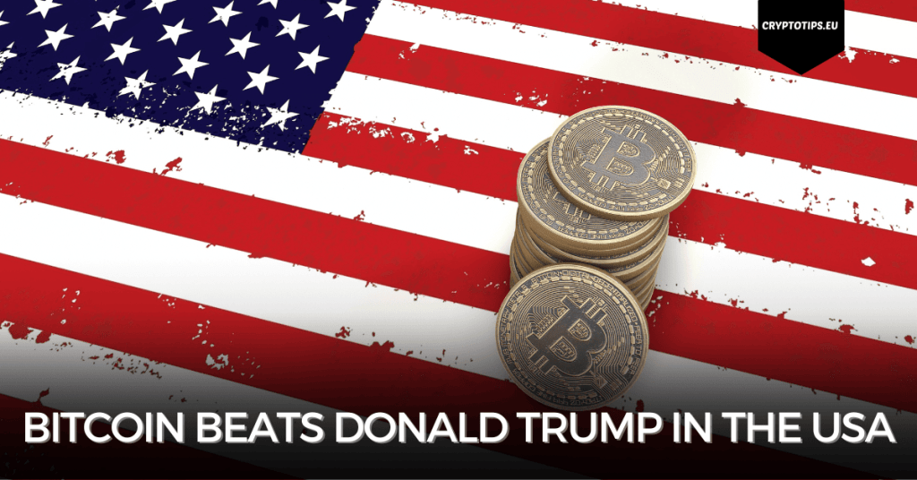 Bitcoin beats Donald Trump in the USA