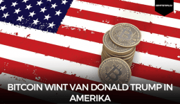 Bitcoin wint van Donald Trump in Amerika