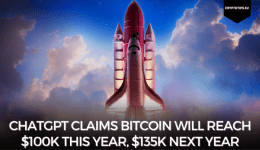 ChatGPT claims Bitcoin will reach $100K this year, $135k next year