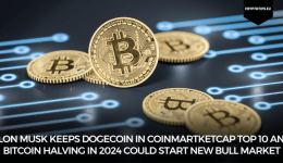 Elon Musk keeps Dogecoin in CoinMartketCap top 10 and Bitcoin halving in 2024 could start new bull market