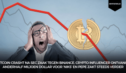 Bitcoin crasht na SEC zaak tegen Binance, crypto influencer ontvangt anderhalf miljoen dollar voor ‘niks’ en Pepe zakt steeds verder